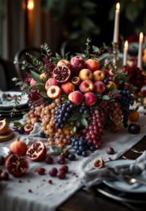 wedding fruit centerpiece