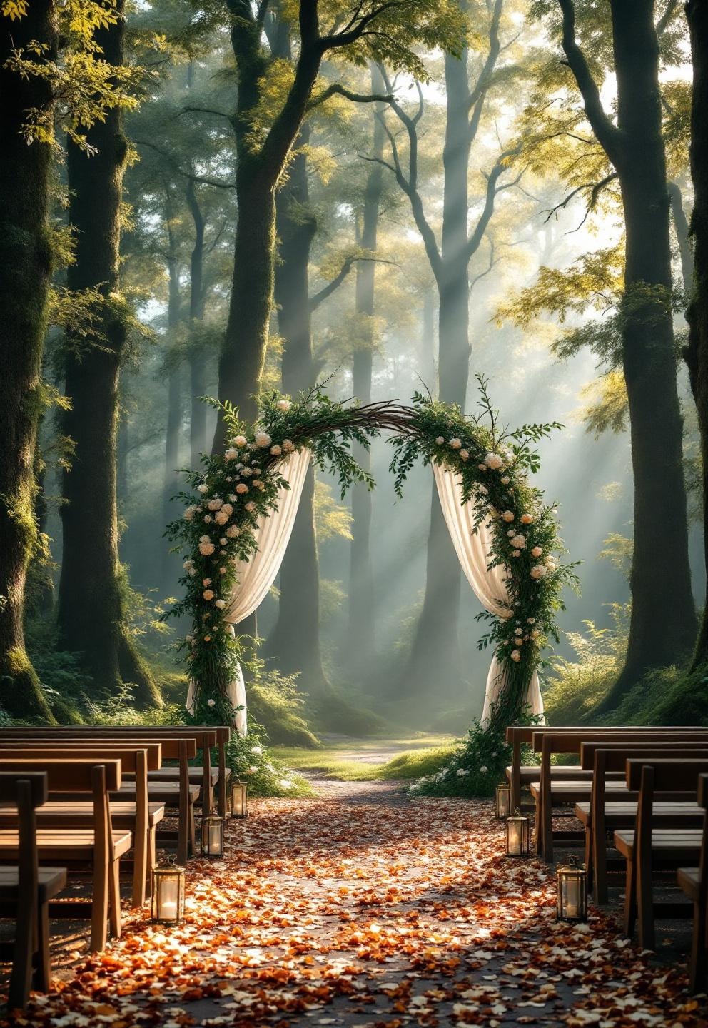 Elegant Decor Ideas for a Forest-Inspired Wedding 2 forest-inspired wedding - Illustration 1