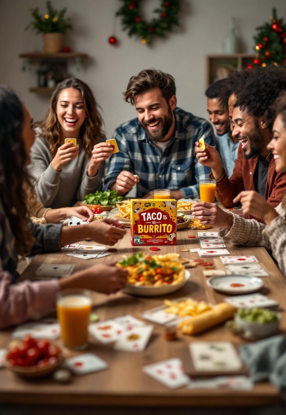 card game - components included in Taco vs Burrito box