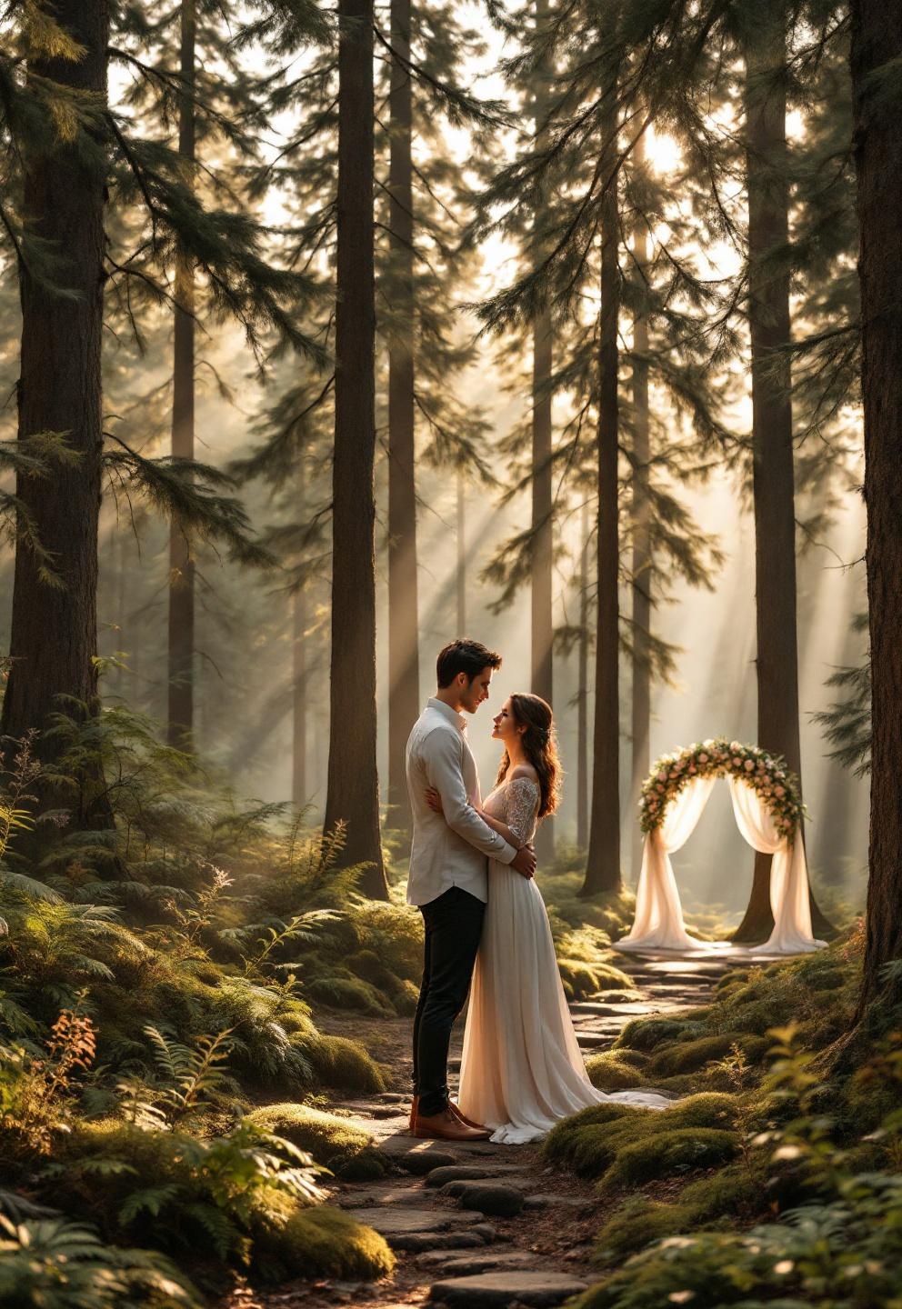 forest-inspired wedding