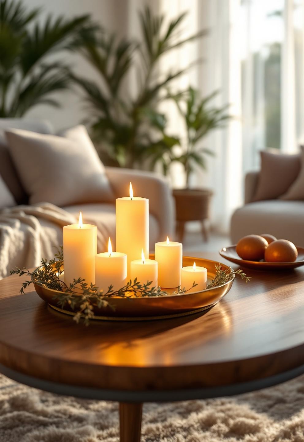 white votive